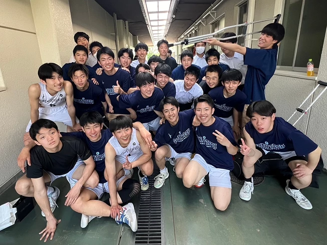 種田倖汰 バスケットボール部 集合写真